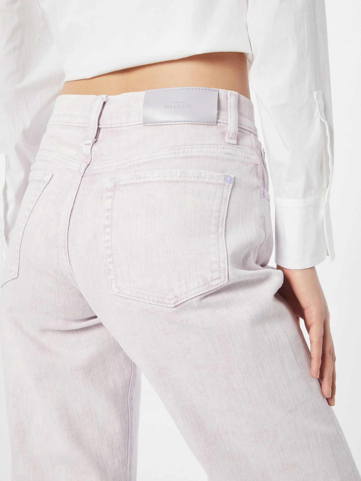 7 For All Mankind Pantalons En Toile Regular Pantalon TESS Femme Rose 2 7 For All Mankind Pantalons En Toile Regular Pantalon TESS Femme Rose – Image 2