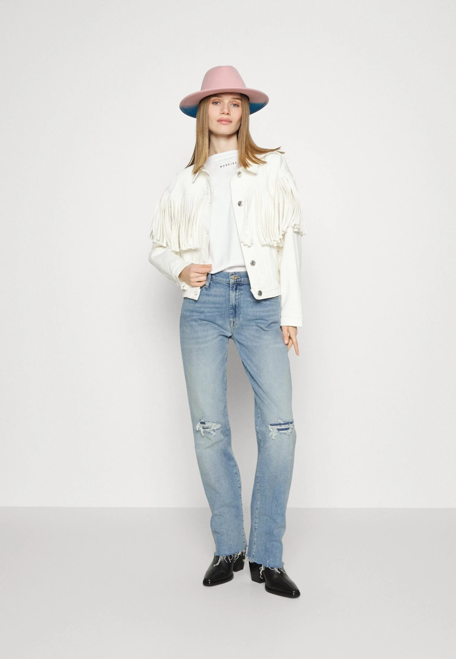 7 For All Mankind Ellie - Jean Droit - Light Blue 2 7 For All Mankind Ellie - Jean Droit - Light Blue – Image 2