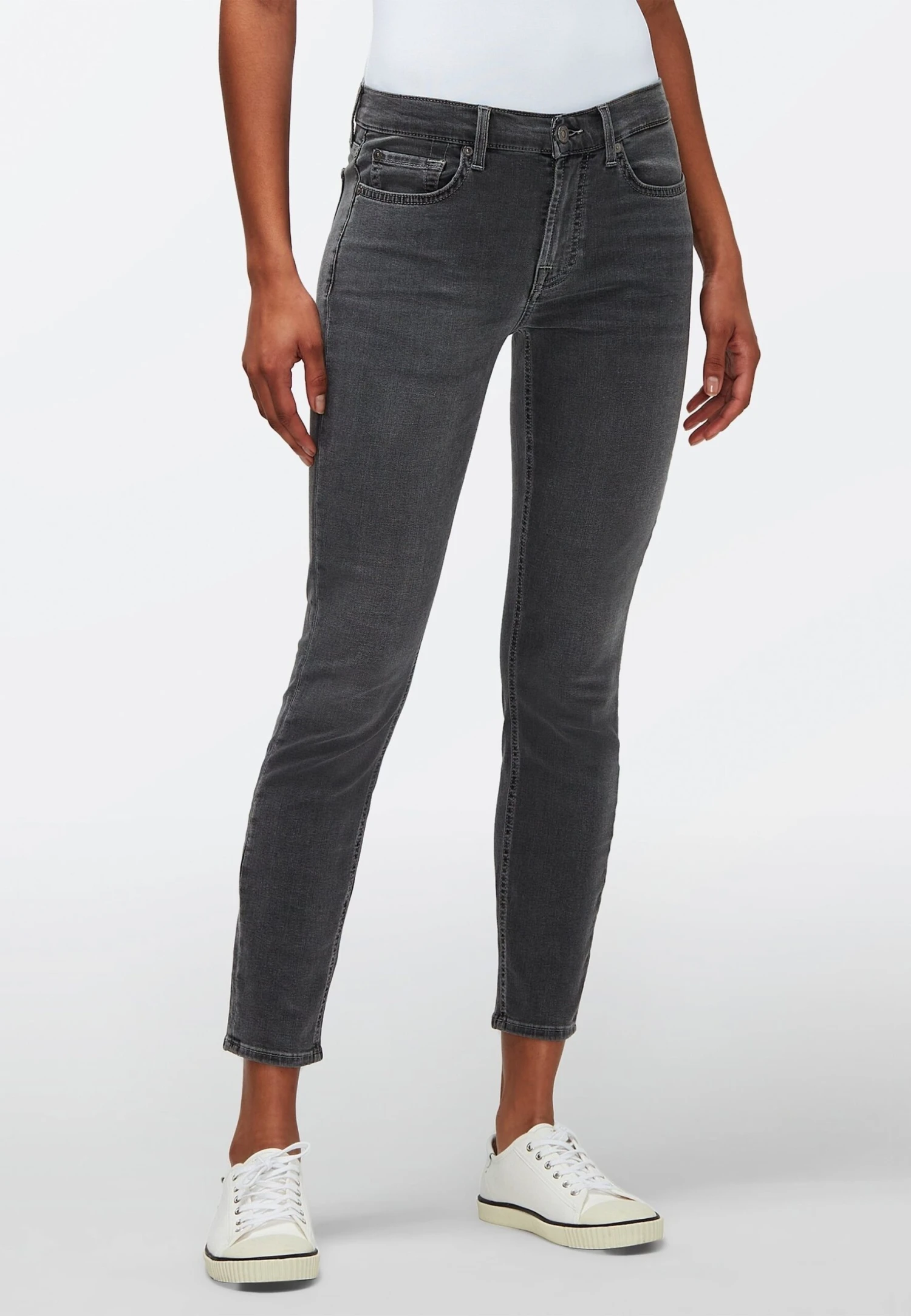 7 For All Mankind The Ankle - Jeans Skinny - Grey 1 7 For All Mankind The Ankle - Jeans Skinny - Grey