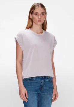 7 For All Mankind T-Shirt Basique - Violet
