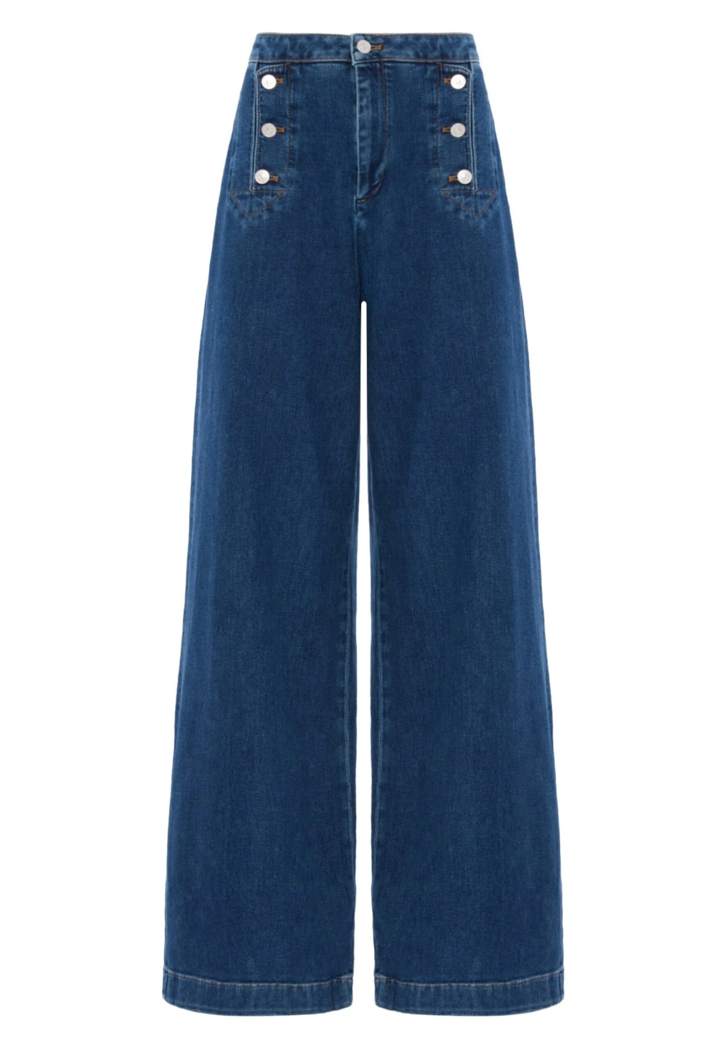 7 For All Mankind Marina Cruise - Jean Flare - Mid Blue 2 7 For All Mankind Marina Cruise - Jean Flare - Mid Blue – Image 2