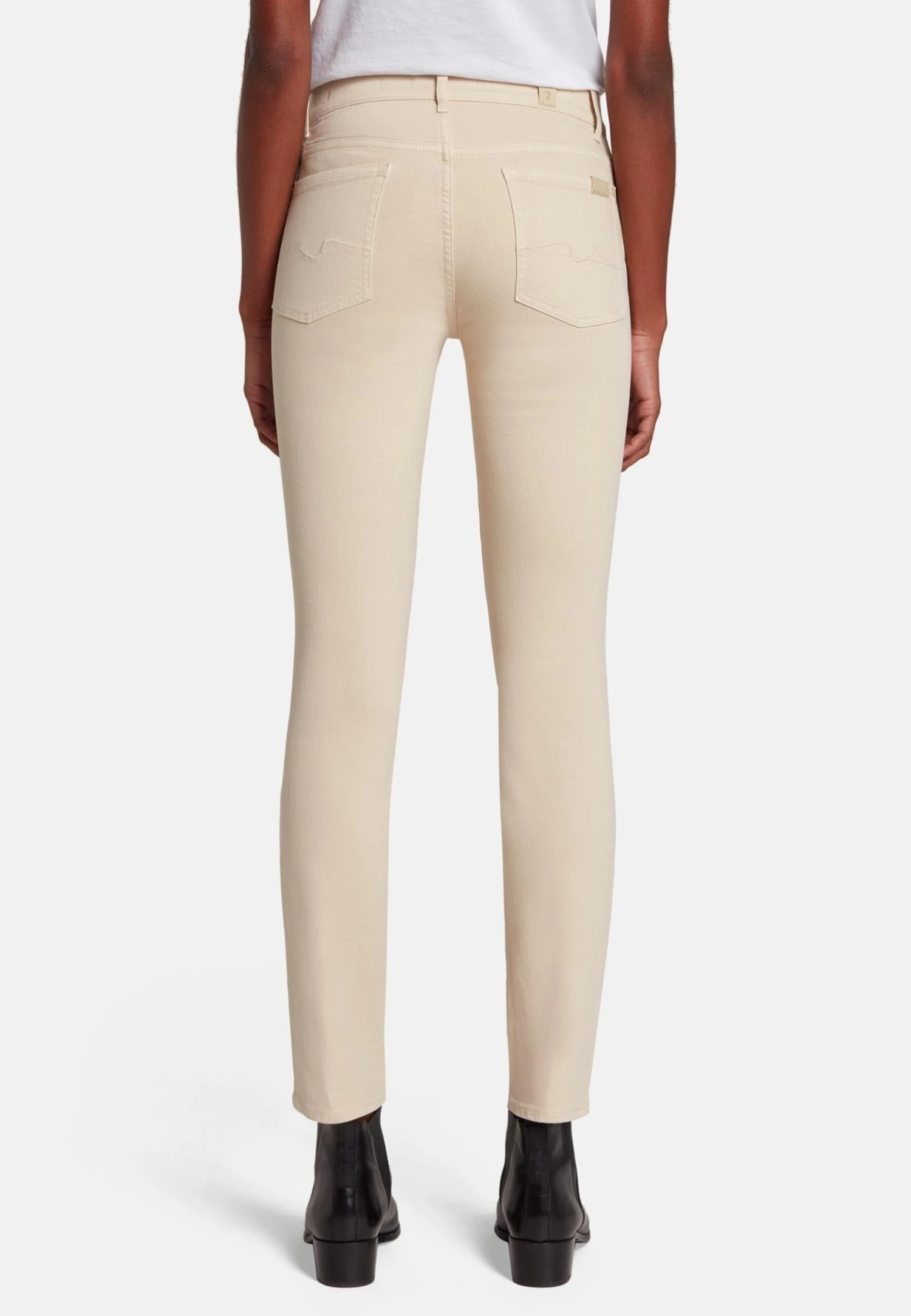 7 For All Mankind Roxanne - Jean Slim - White 3 7 For All Mankind Roxanne - Jean Slim - White – Image 3