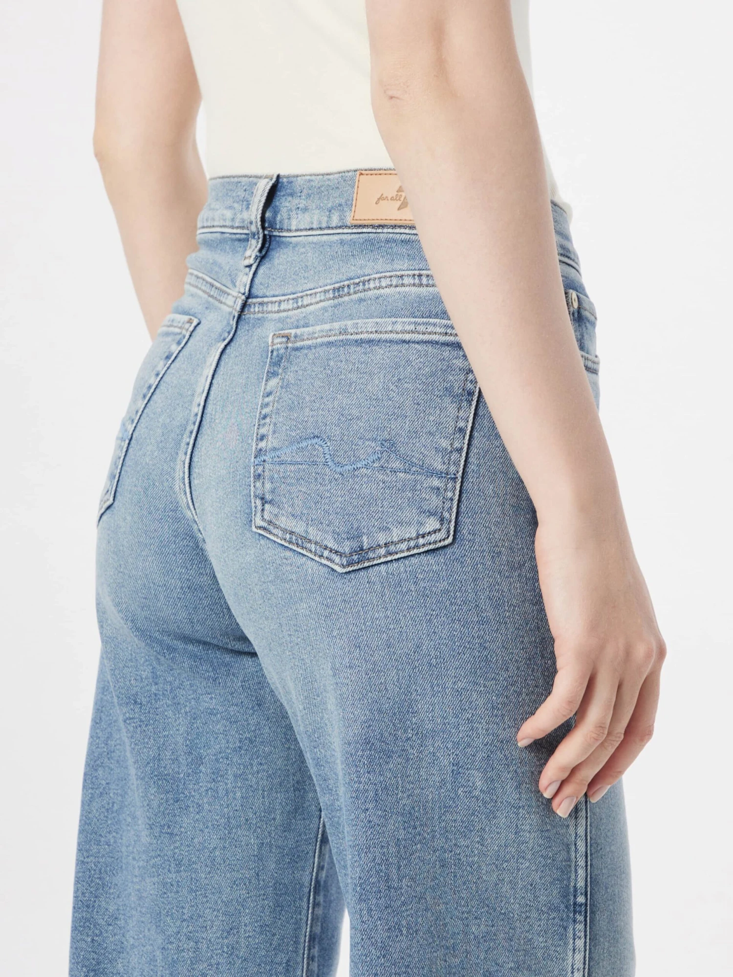 7 For All Mankind Jeans Wide Leg Jean LOTTA Femme Bleu 2 7 For All Mankind Jeans Wide Leg Jean LOTTA Femme Bleu – Image 2