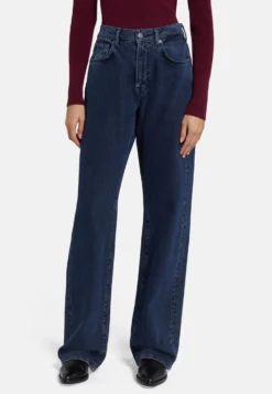 7 For All Mankind Tess - Jean Droit - Dark Blue