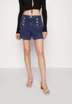 7 For All Mankind Marina Cruise - Short En Jean - Mid Blue