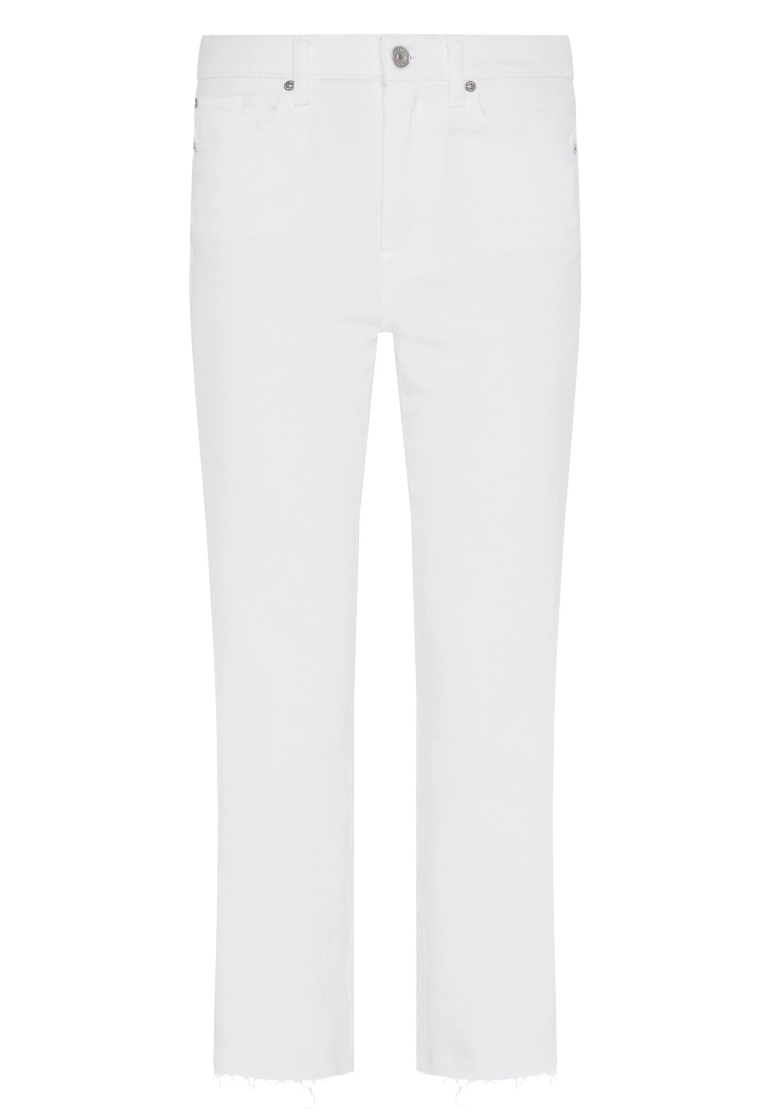 7 For All Mankind Logan Stovepipe - Jean Droit - White 6 7 For All Mankind Logan Stovepipe - Jean Droit - White – Image 6