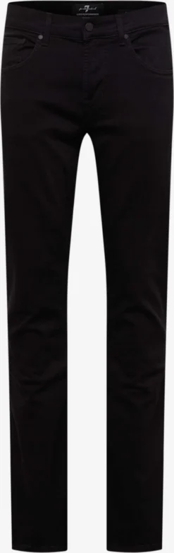 7 For All Mankind Droits Regular Jean Homme Noir