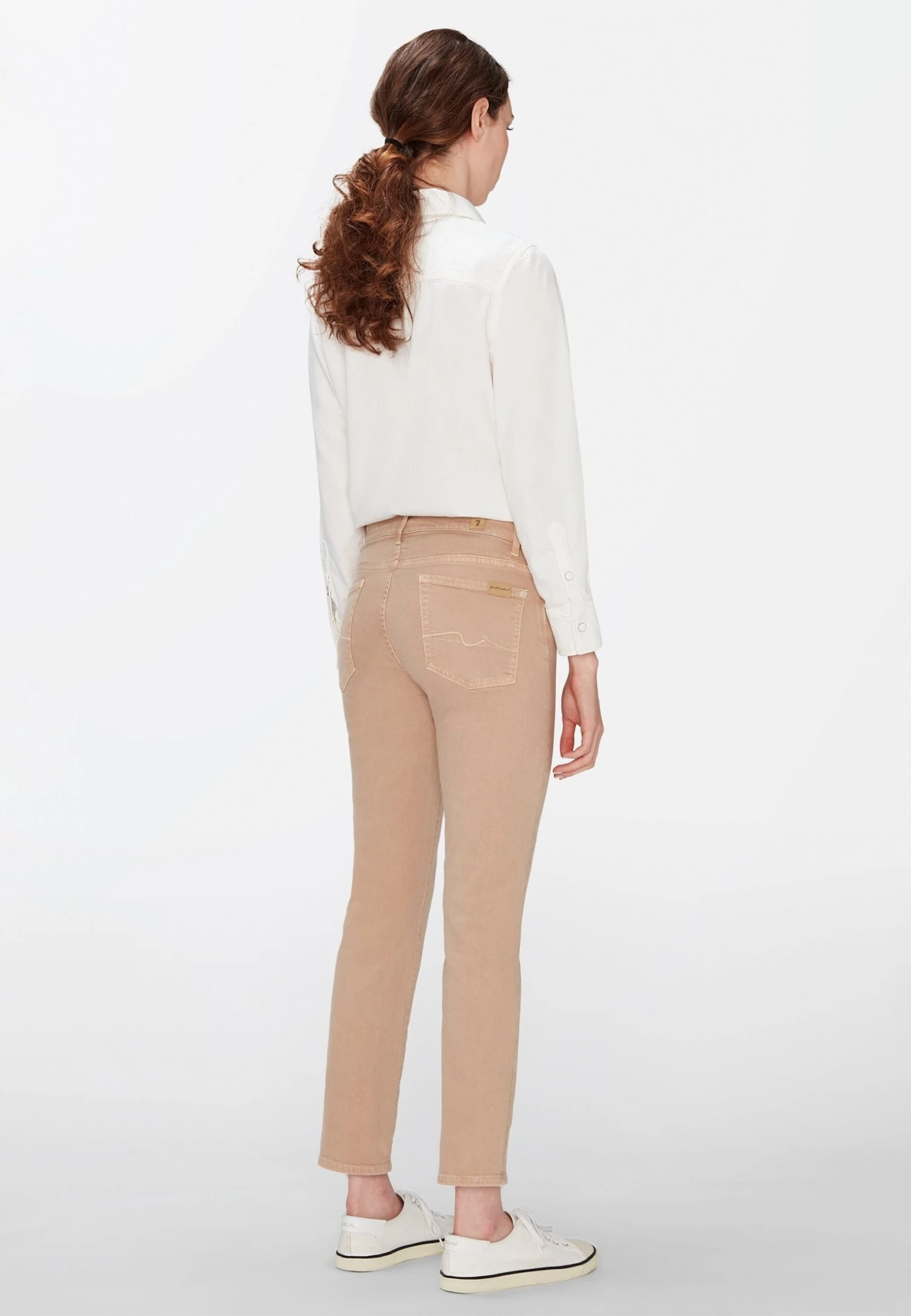 7 For All Mankind Roxanne - Jean Slim - Beige 3 7 For All Mankind Roxanne - Jean Slim - Beige – Image 3