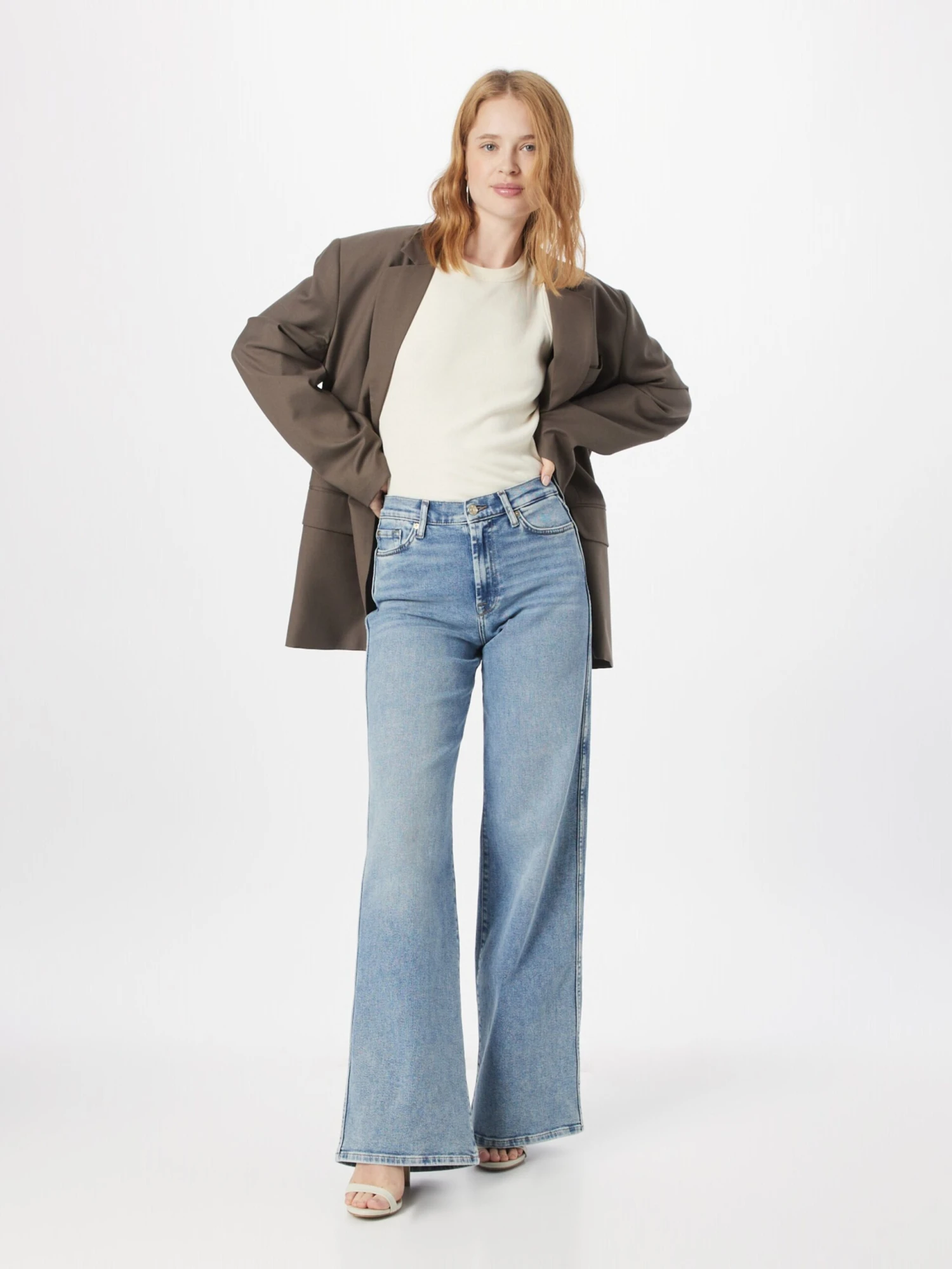7 For All Mankind Jeans Wide Leg Jean LOTTA Femme Bleu 5 7 For All Mankind Jeans Wide Leg Jean LOTTA Femme Bleu – Image 5