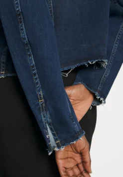 7 For All Mankind Koko Jacket Sliillopu - Veste En Jean - Dark Blue -7 For All Mankind 5224f94c8ee9431ea11cc9f45fa85406 scaled