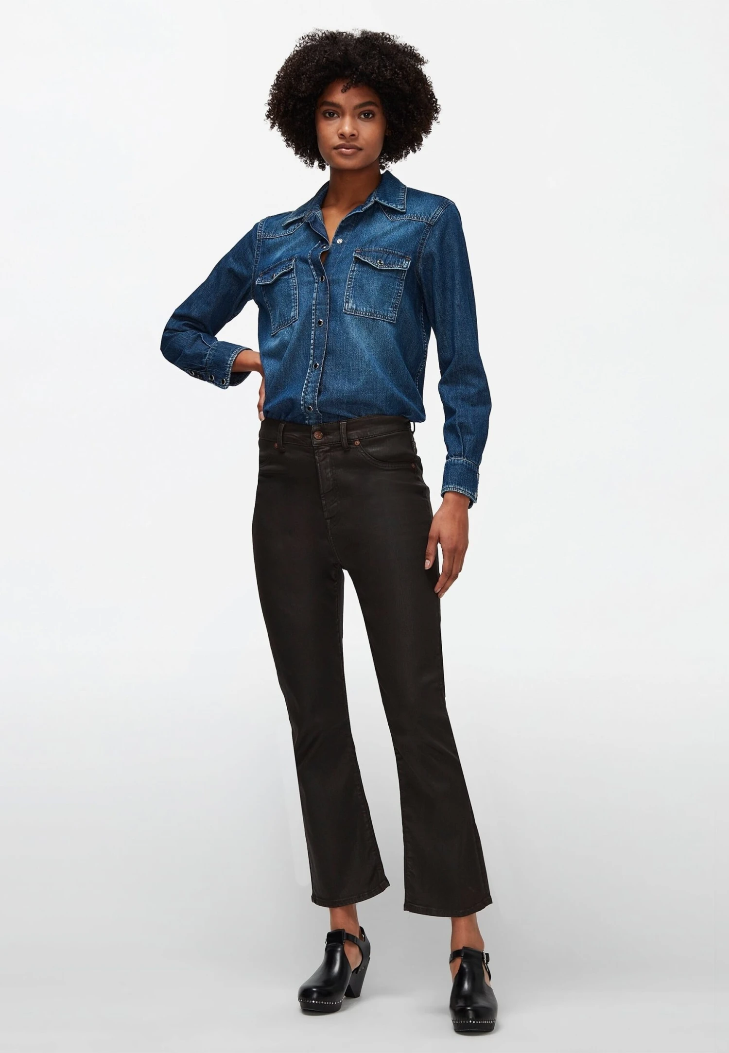 7 For All Mankind Hw Slim Kick - Jean Flare - Brown 2 7 For All Mankind Hw Slim Kick - Jean Flare - Brown – Image 2