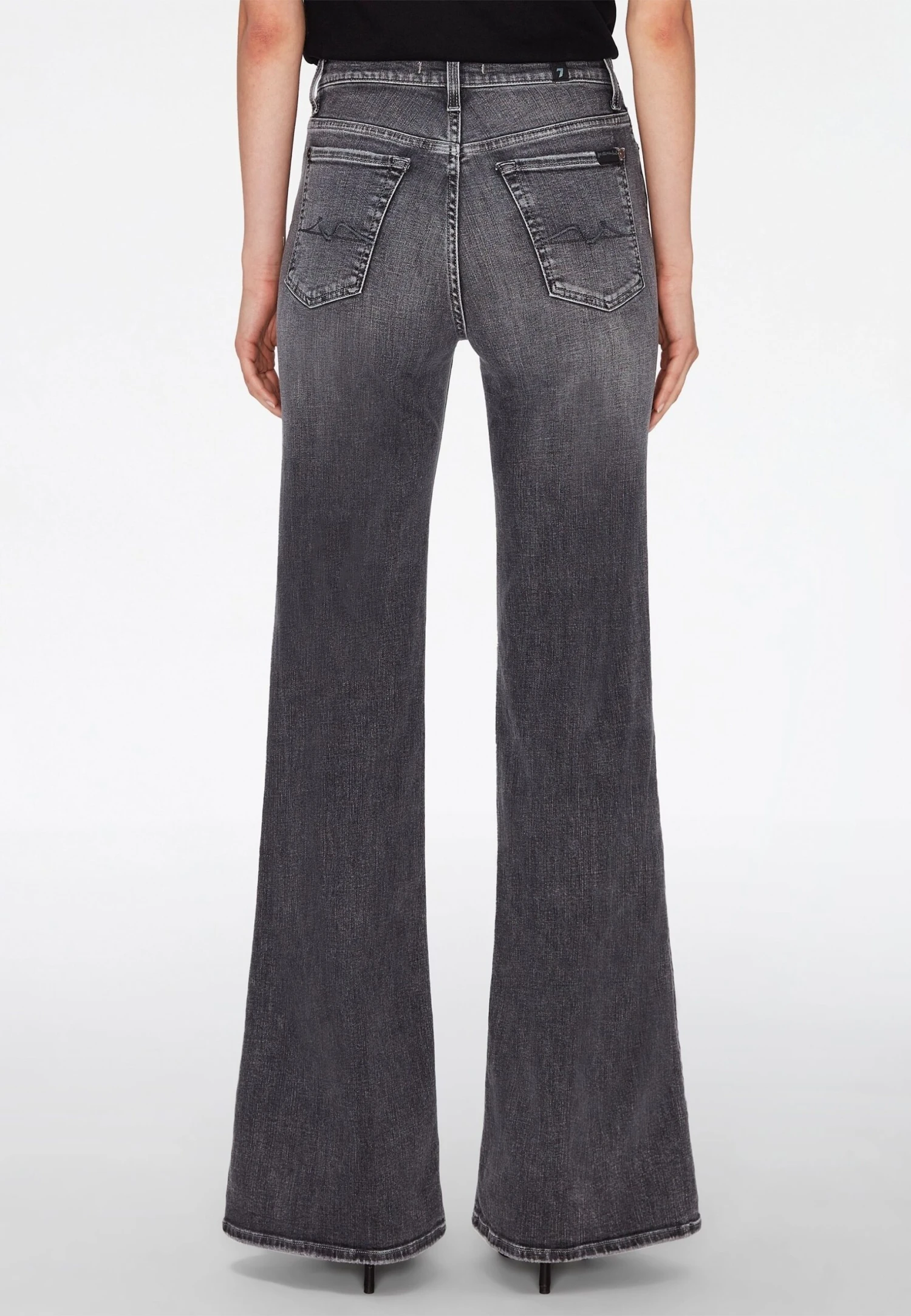7 For All Mankind Modern Dojo - Jean Flare - Grey 3 7 For All Mankind Modern Dojo - Jean Flare - Grey – Image 3