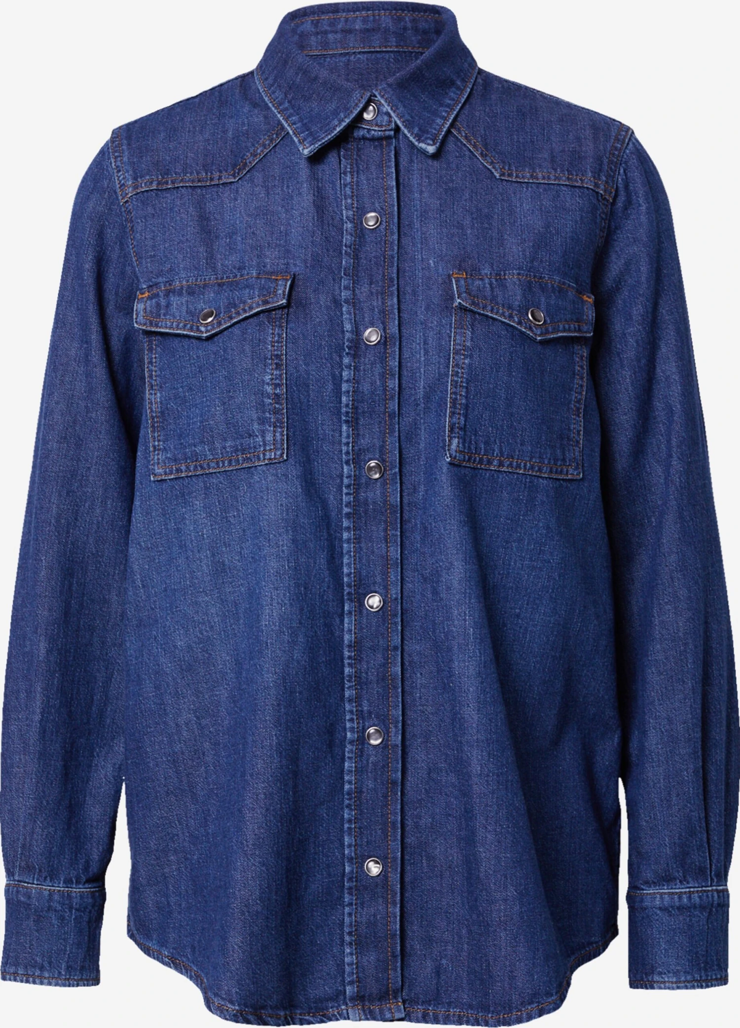 7 For All Mankind Chemises En Jean Chemisier EMILIA Femme Bleu 1 7 For All Mankind Chemises En Jean Chemisier EMILIA Femme Bleu