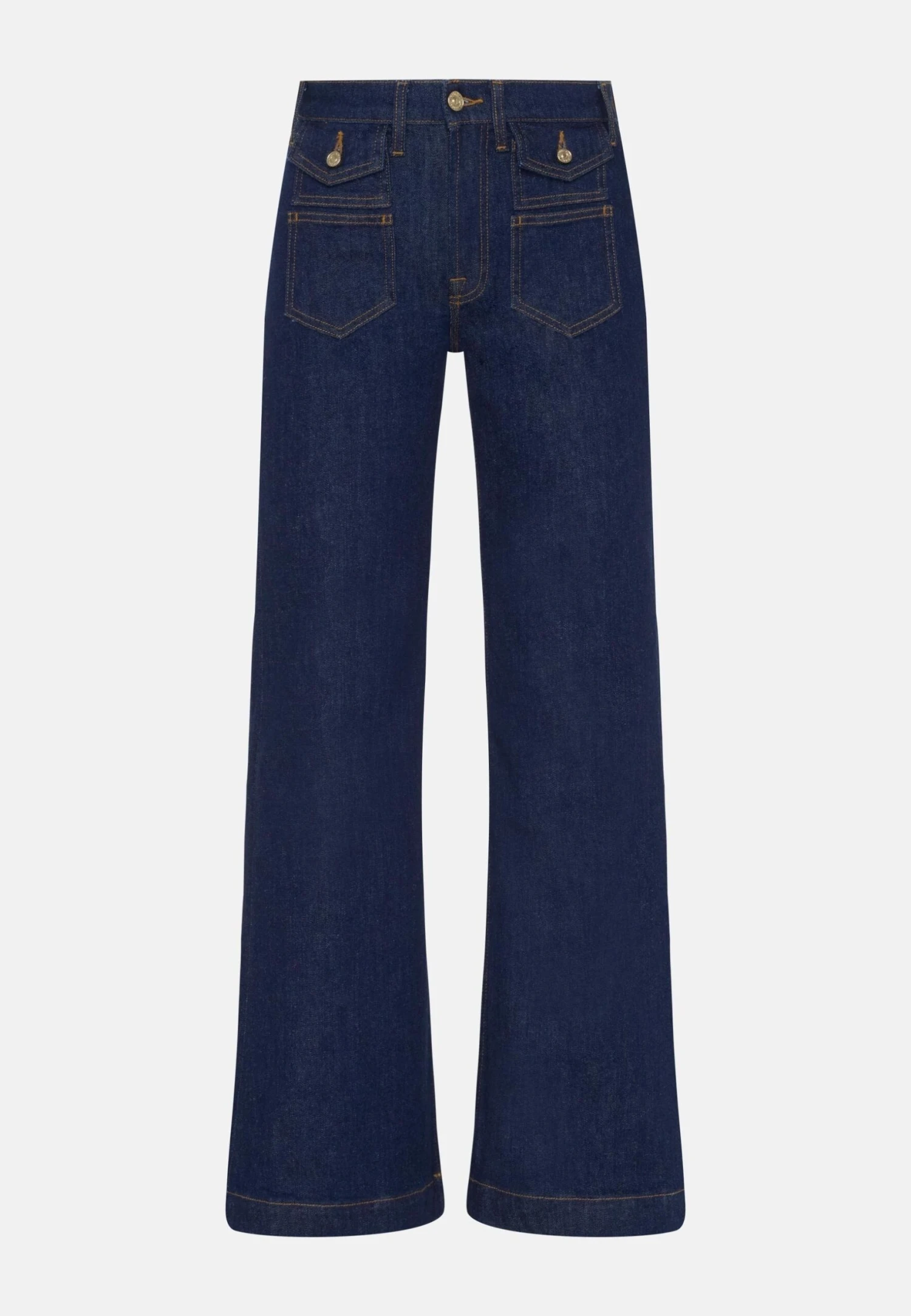 7 For All Mankind Explorer Modern Dojo - Jean Flare - Dark Blue 6 7 For All Mankind Explorer Modern Dojo - Jean Flare - Dark Blue – Image 6