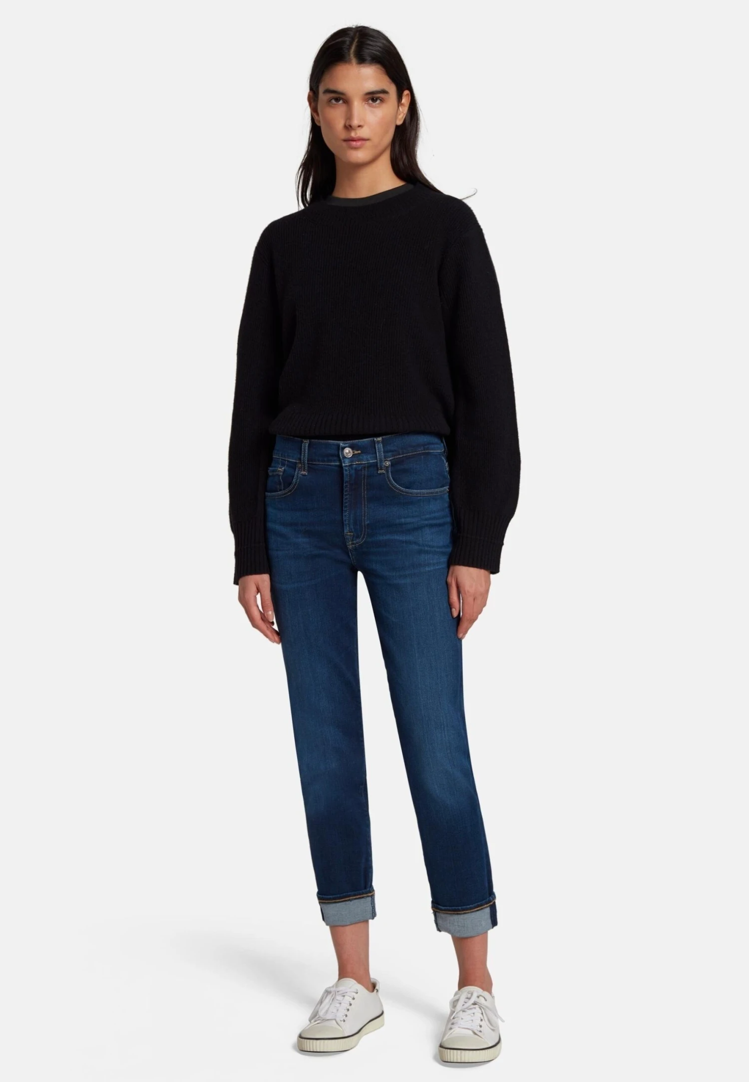 7 For All Mankind Jean Boyfriend - Dark Blue 2 7 For All Mankind Jean Boyfriend - Dark Blue – Image 2