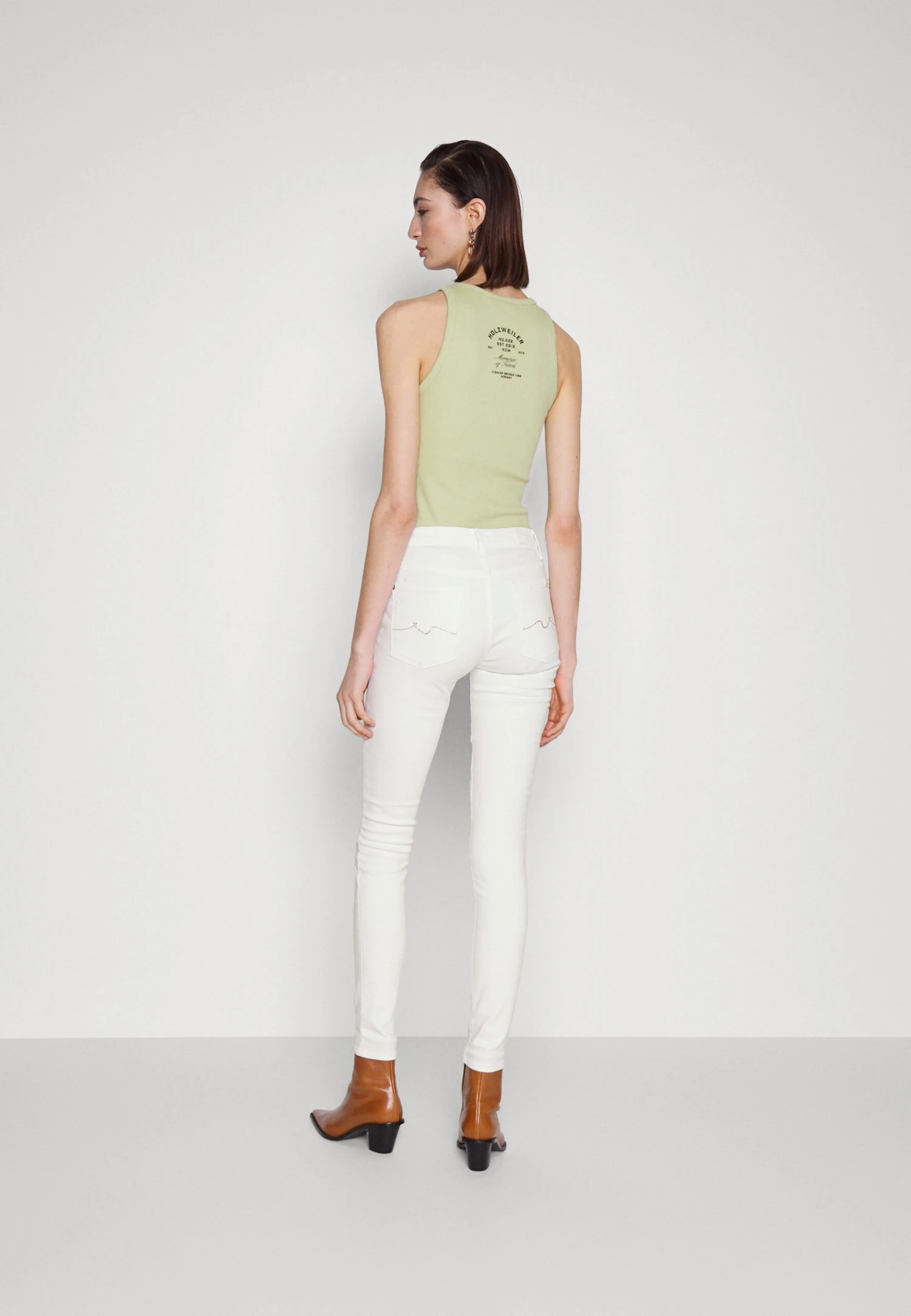 7 For All Mankind Optic - Jeans Skinny - White 3 7 For All Mankind Optic - Jeans Skinny - White – Image 3