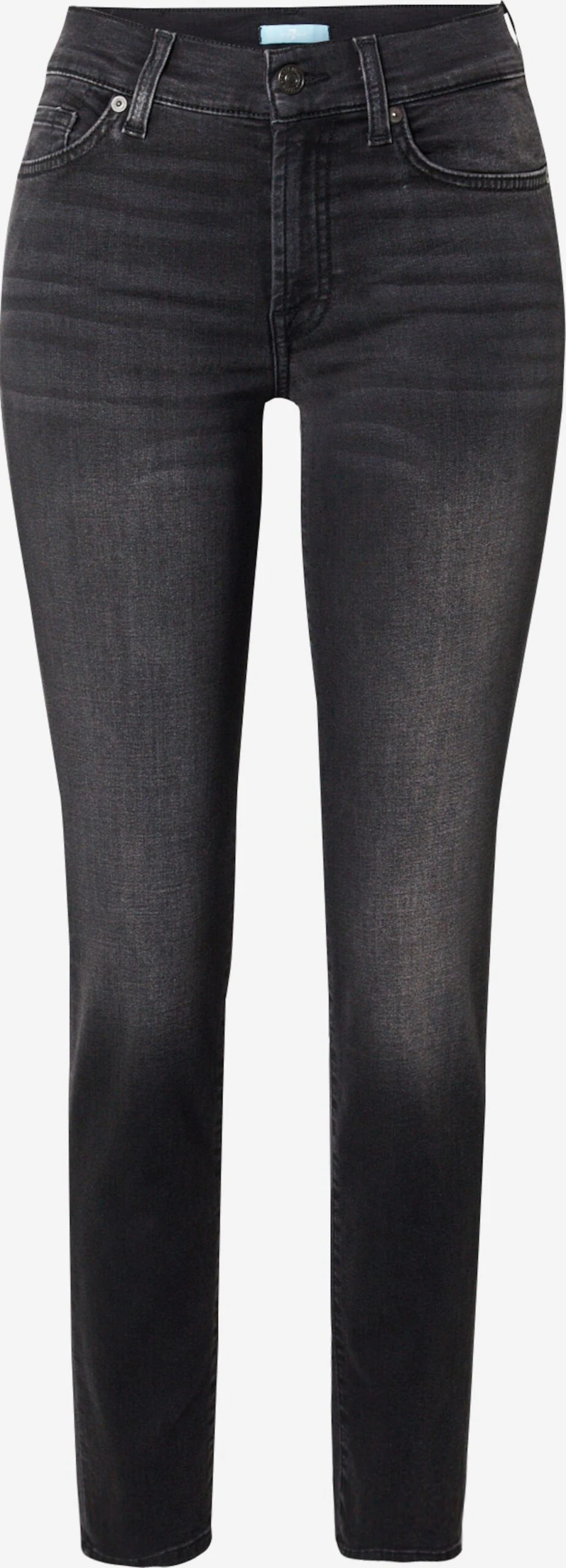 7 For All Mankind Slim Coupe Slim Jean ROXANNE Femme Noir 1 7 For All Mankind Slim Coupe Slim Jean ROXANNE Femme Noir