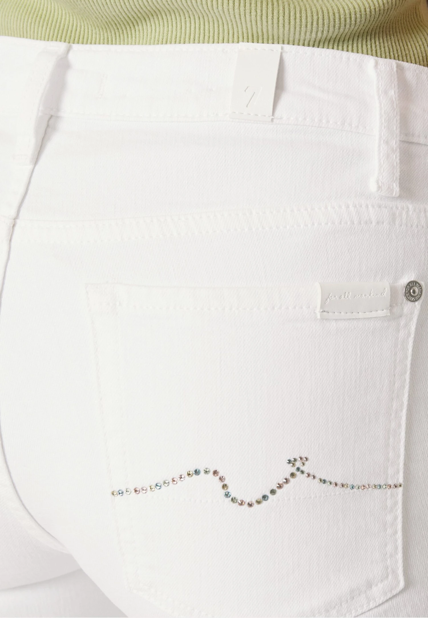 7 For All Mankind Optic - Jeans Skinny - White 5 7 For All Mankind Optic - Jeans Skinny - White – Image 5