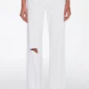 7 For All Mankind Tess Yacht - Jean Boyfriend - White