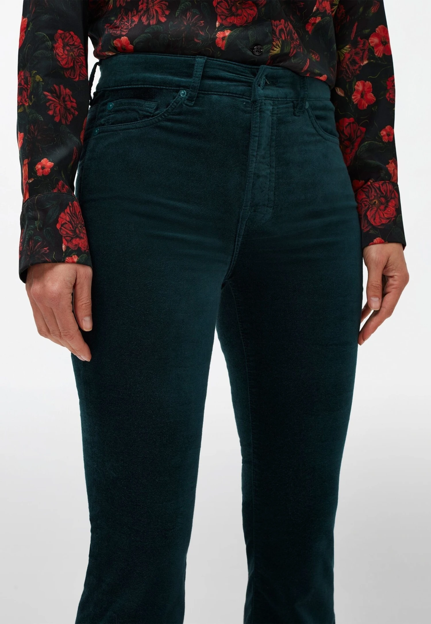 7 For All Mankind Lisha - Pantalon Classique - Green 4 7 For All Mankind Lisha - Pantalon Classique - Green – Image 4