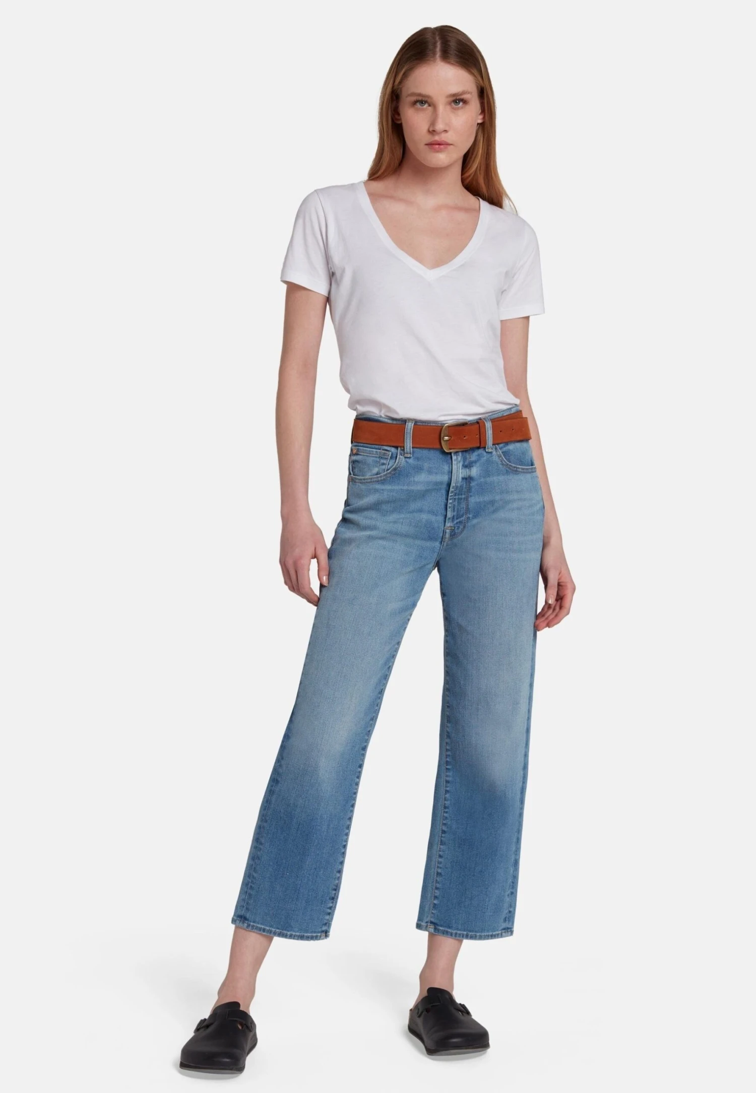 7 For All Mankind The Modern - Jean Droit - Light Blue 1 7 For All Mankind The Modern - Jean Droit - Light Blue