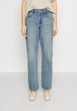 7 For All Mankind Tess Trouser Air Wash - Jean Droit - Light Blue