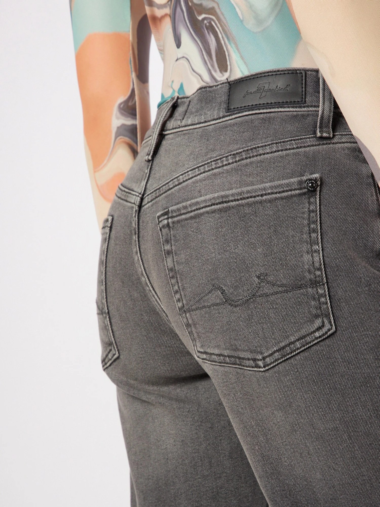 7 For All Mankind Droits Regular Jean ELLIE Femme Noir 2 7 For All Mankind Droits Regular Jean ELLIE Femme Noir – Image 2