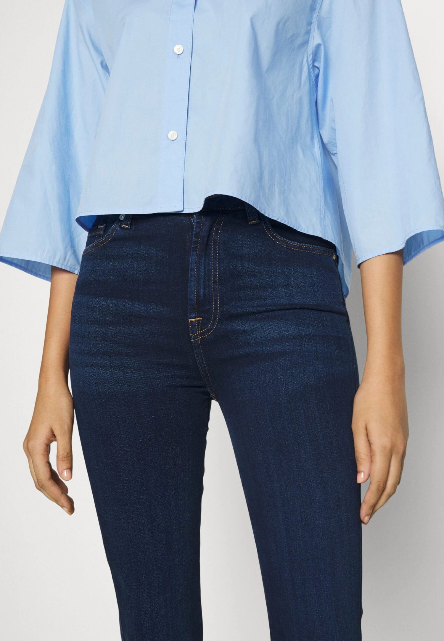 7 For All Mankind Aubrey Sliillluxcos - Jeans Skinny - Dark Blue 8 7 For All Mankind Aubrey Sliillluxcos - Jeans Skinny - Dark Blue – Image 8