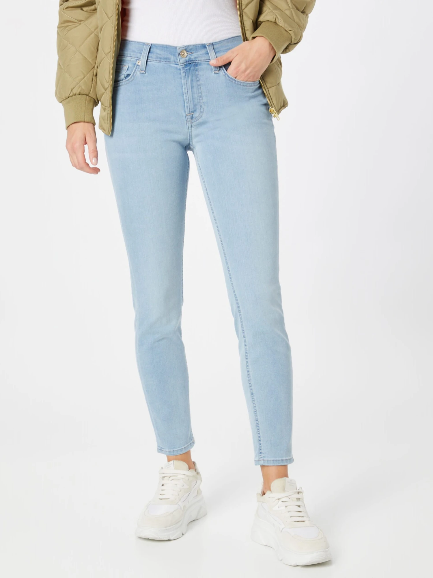 7 For All Mankind Jeans Skinny Jean Femme Bleu 3 7 For All Mankind Jeans Skinny Jean Femme Bleu – Image 3