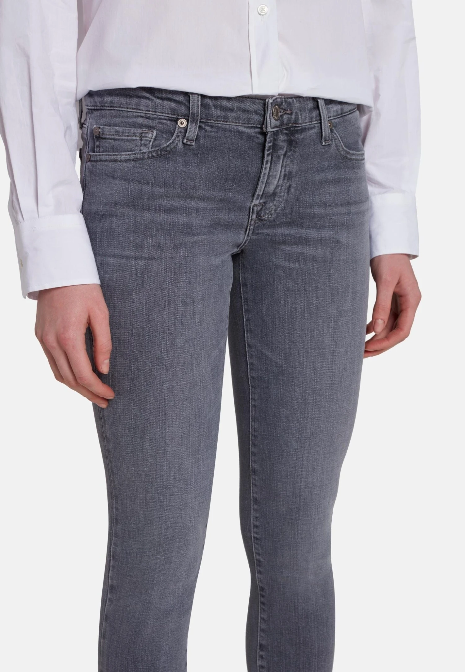 7 For All Mankind Pyper - Jean Slim - Grey 4 7 For All Mankind Pyper - Jean Slim - Grey – Image 4