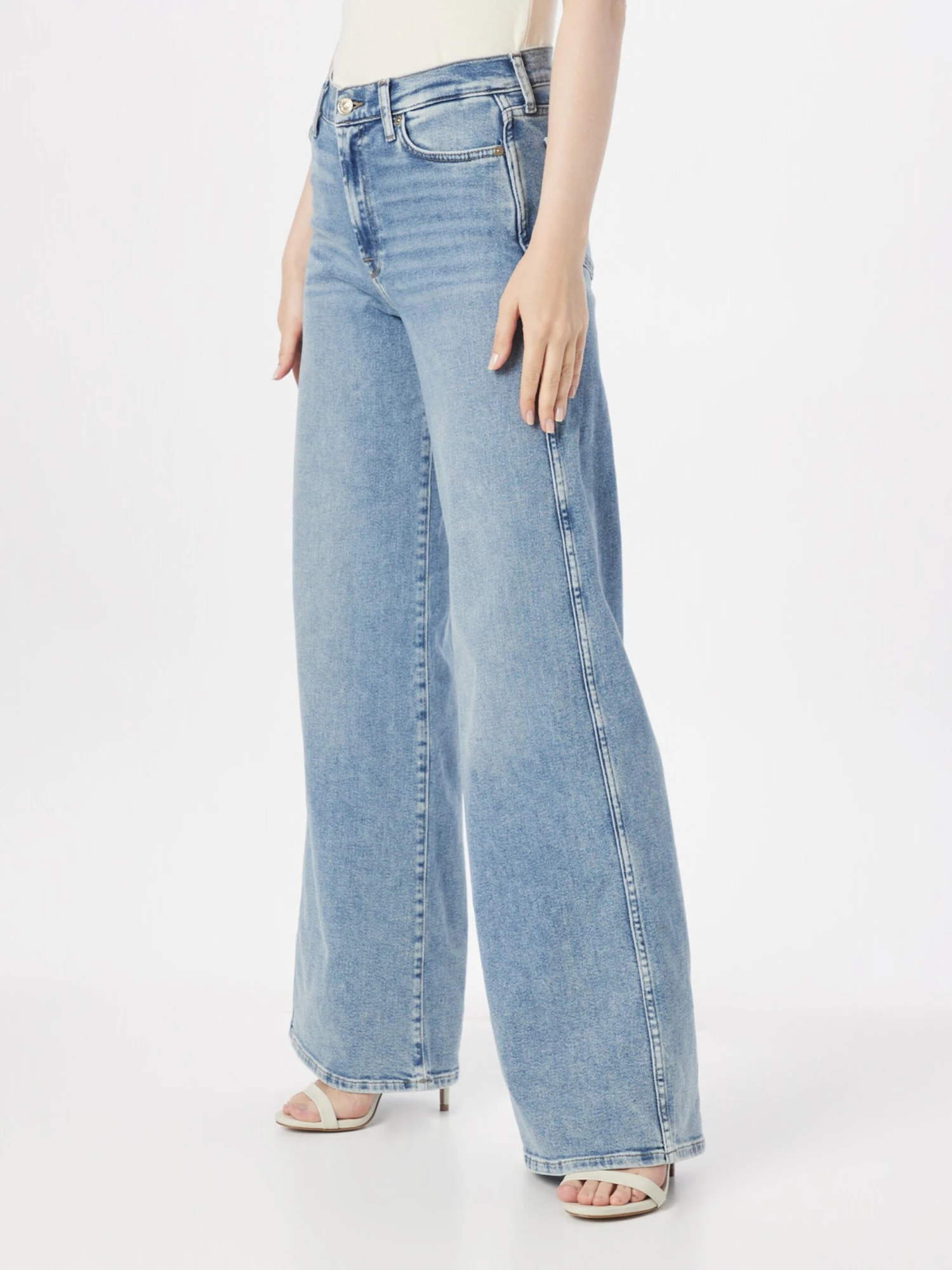 7 For All Mankind Jeans Wide Leg Jean LOTTA Femme Bleu 3 7 For All Mankind Jeans Wide Leg Jean LOTTA Femme Bleu – Image 3