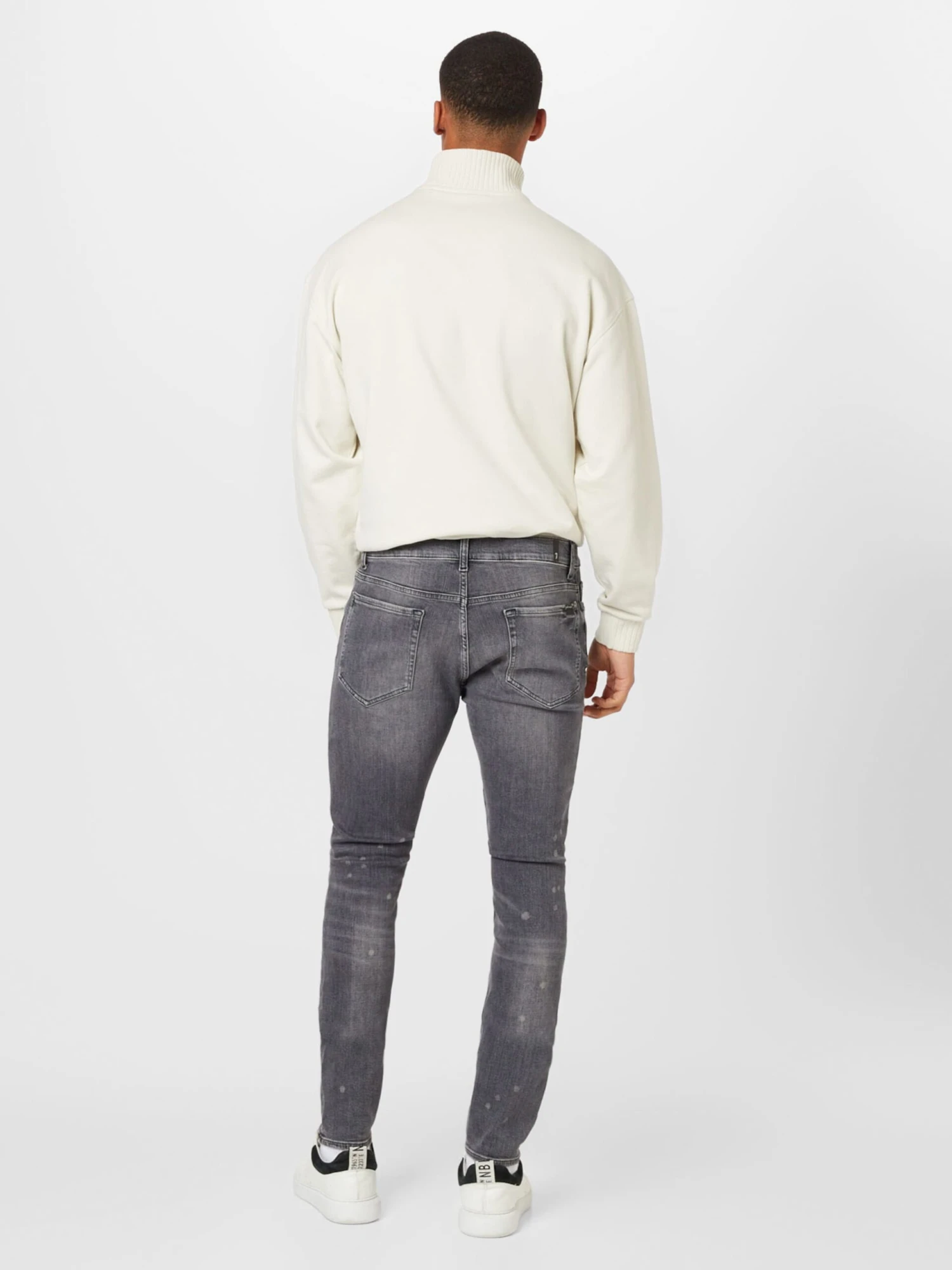 7 For All Mankind Slim Coupe Slim Jean PAXTYN Homme Gris 4 7 For All Mankind Slim Coupe Slim Jean PAXTYN Homme Gris – Image 4