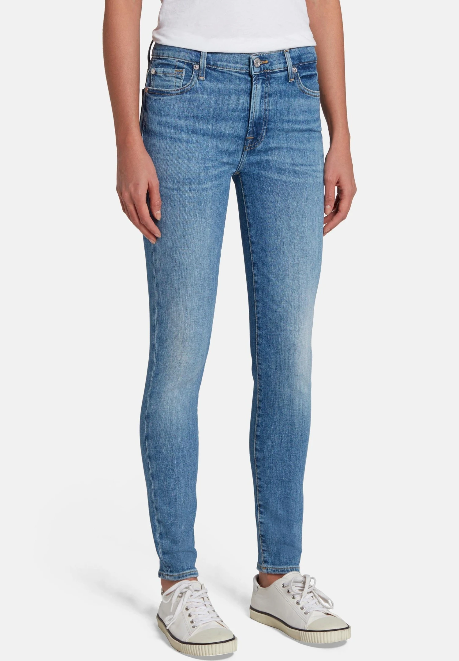 7 For All Mankind Illusion Within - Jeans Skinny - Light Blue 1 7 For All Mankind Illusion Within - Jeans Skinny - Light Blue