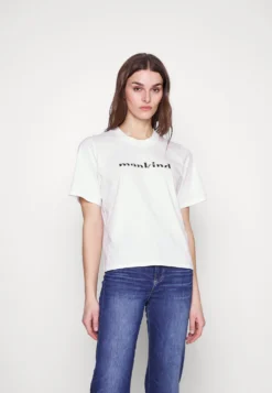 7 For All Mankind Mankind Tee - T-Shirt Imprimé - White