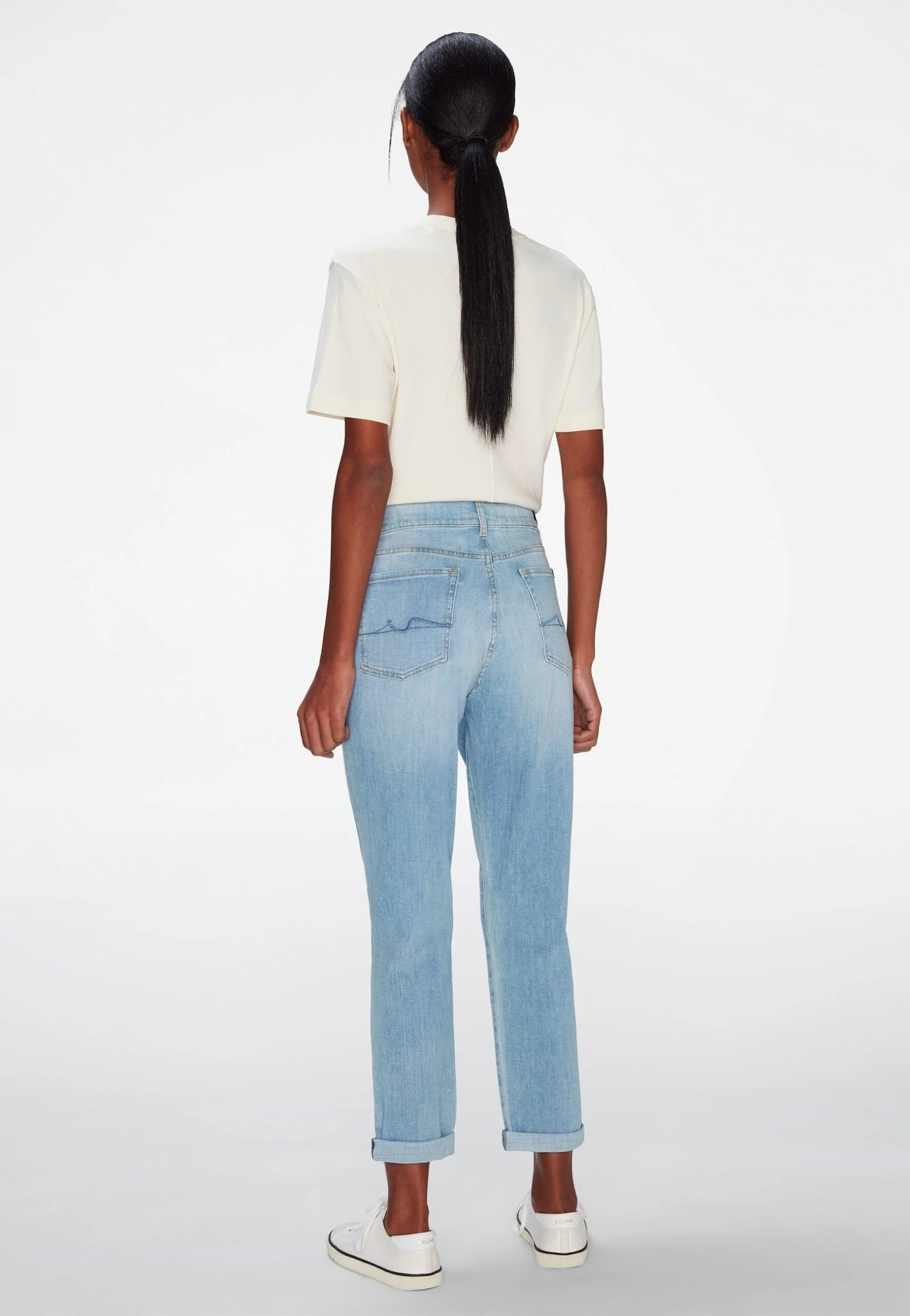 7 For All Mankind Josefina - Jean Slim - Light Blue 3 7 For All Mankind Josefina - Jean Slim - Light Blue – Image 3