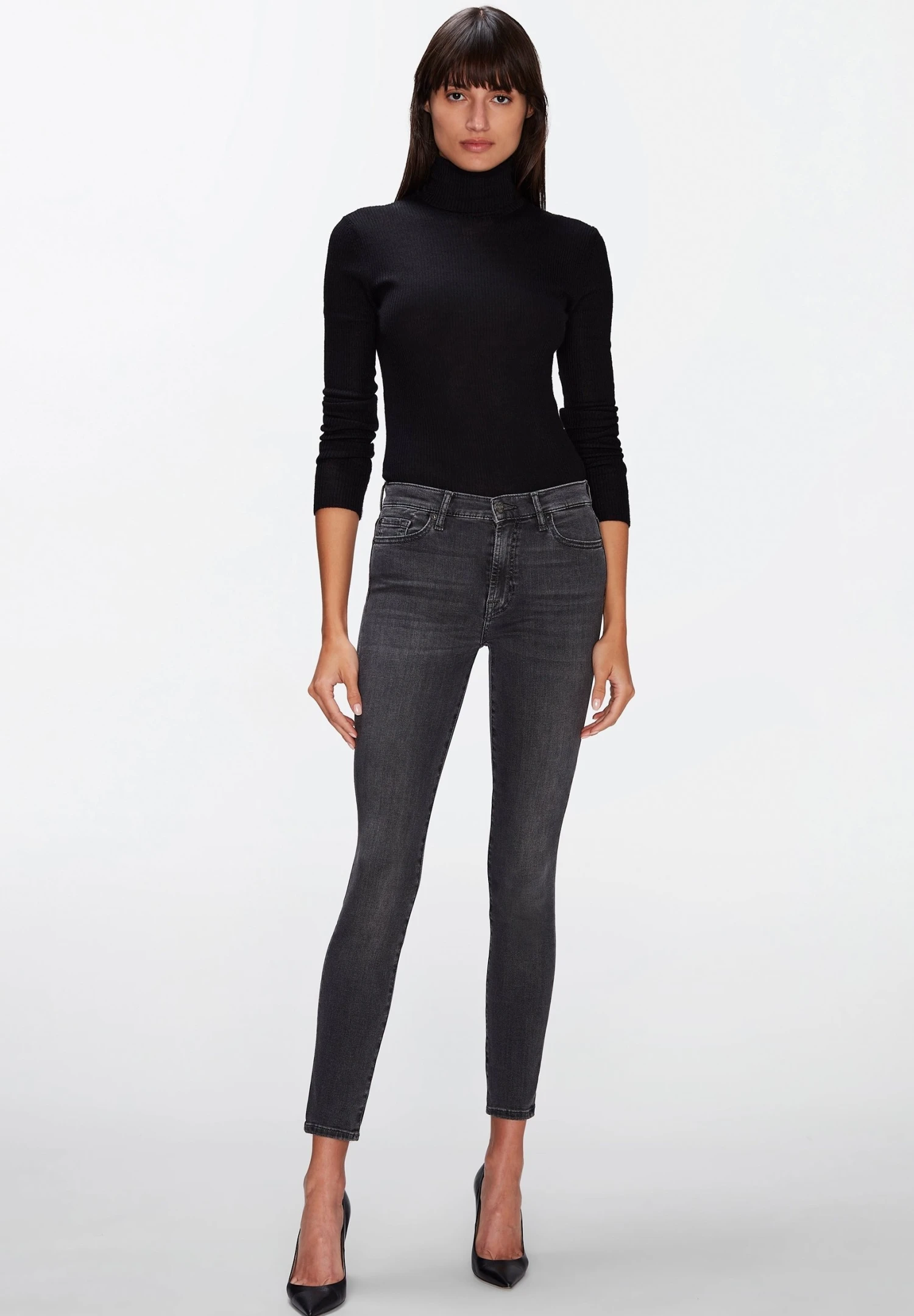 7 For All Mankind Jeans Skinny - Grey 2 7 For All Mankind Jeans Skinny - Grey – Image 2