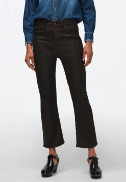 7 For All Mankind Hw Slim Kick - Jean Flare - Brown