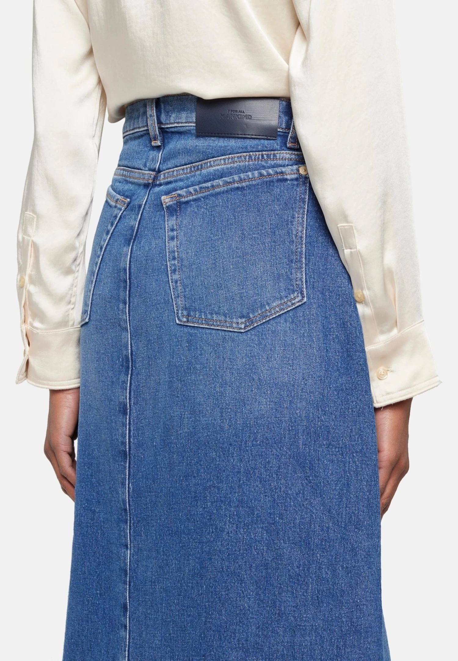 7 For All Mankind Classic - Jupe Trapèze - Dark Blue 5 7 For All Mankind Classic - Jupe Trapèze - Dark Blue – Image 5