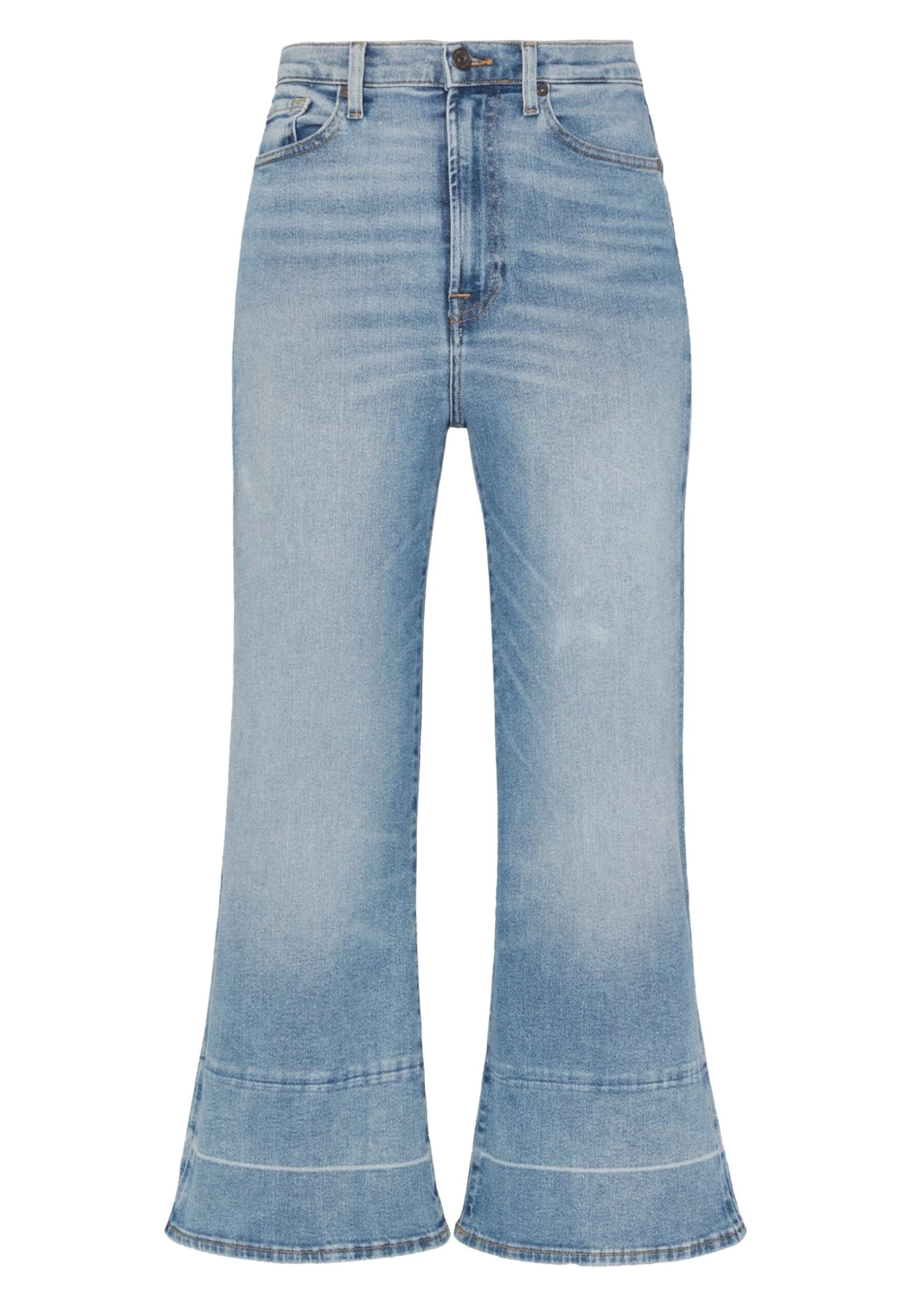 7 For All Mankind The Cropped Jo - Jean Flare - Light Blue 6 7 For All Mankind The Cropped Jo - Jean Flare - Light Blue – Image 6