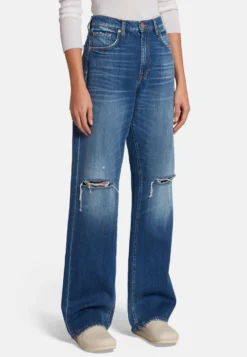 7 For All Mankind Tess - Jean Flare - Dark Blue
