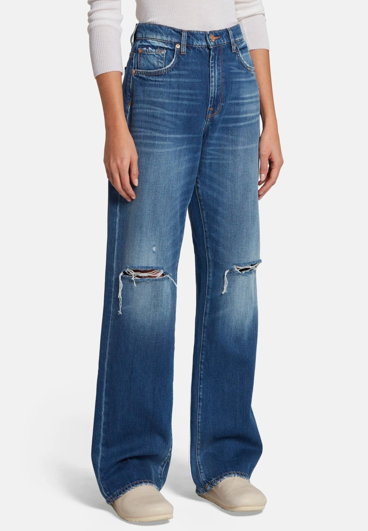 7 For All Mankind Tess - Jean Flare - Dark Blue 1 7 For All Mankind Tess - Jean Flare - Dark Blue