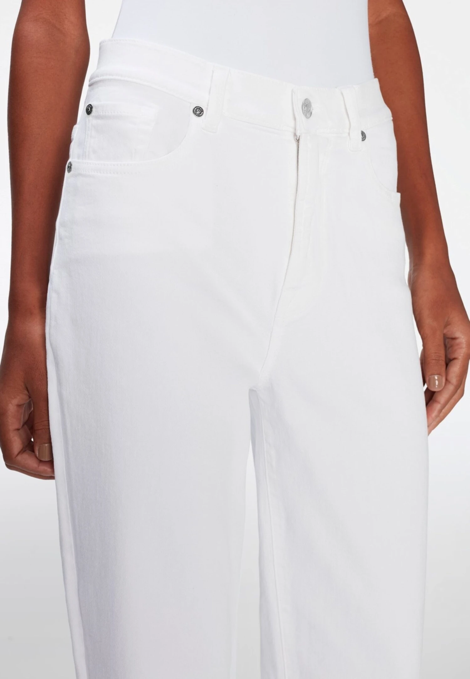 7 For All Mankind Malia - Jean Droit - White 4 7 For All Mankind Malia - Jean Droit - White – Image 4