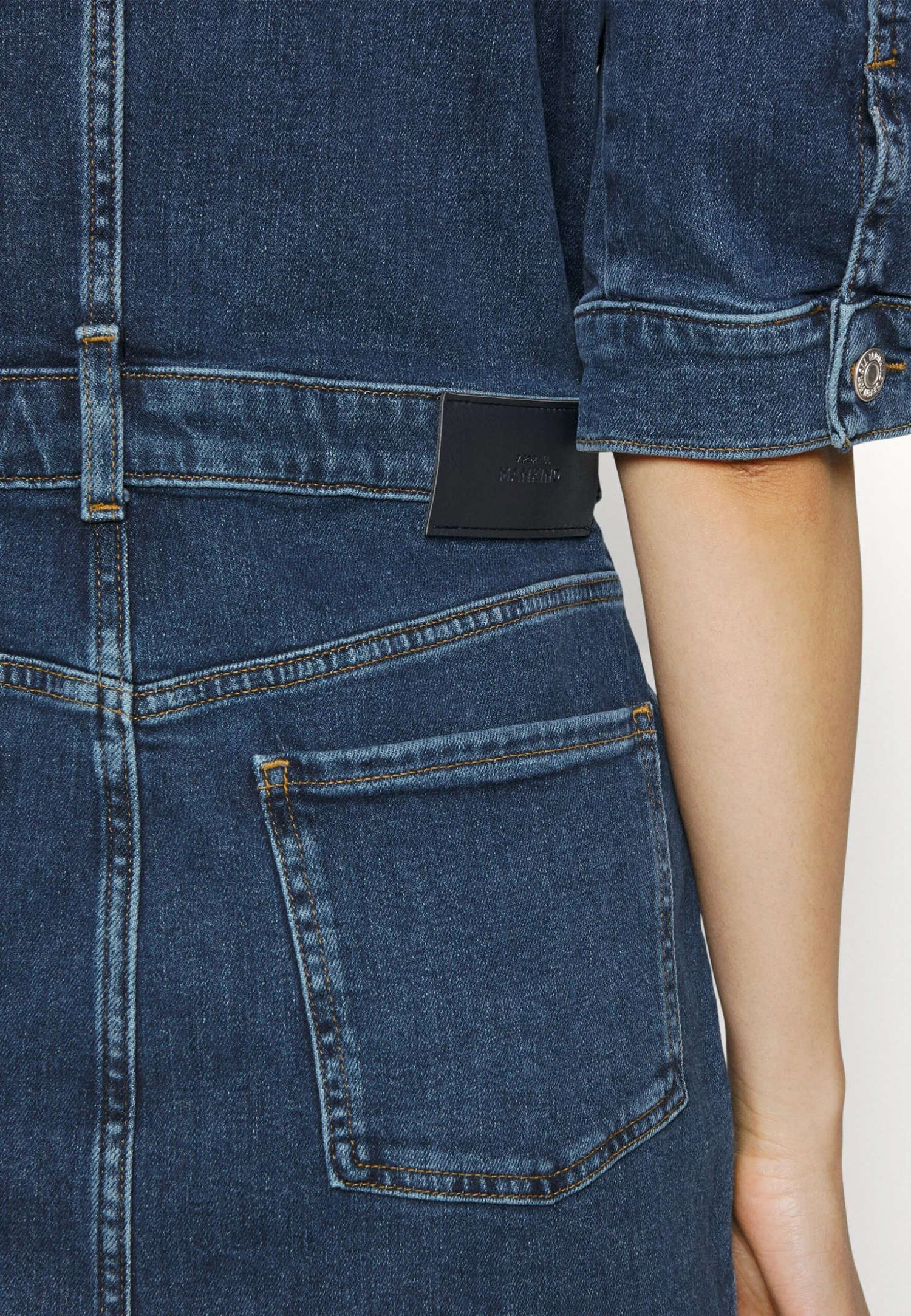 7 For All Mankind Marina Dress Cruise - Robe En Jean - Mid Blue 5 7 For All Mankind Marina Dress Cruise - Robe En Jean - Mid Blue – Image 5