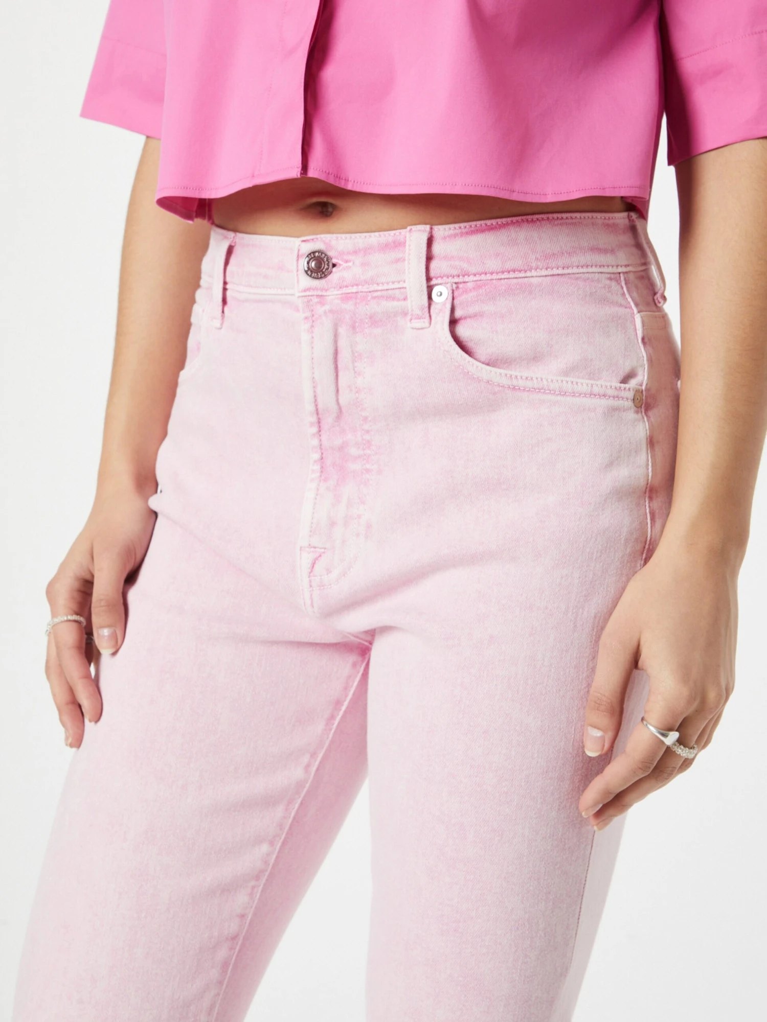 7 For All Mankind Droits Regular Jean Femme Rose 2 7 For All Mankind Droits Regular Jean Femme Rose – Image 2