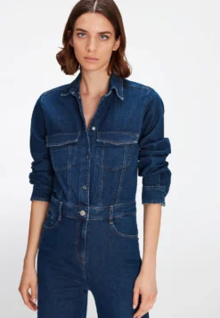 7 For All Mankind Luxe - Combinaison - Dark Blue -7 For All Mankind 6d86bfcf82c044b2b02d748f335476b8 scaled