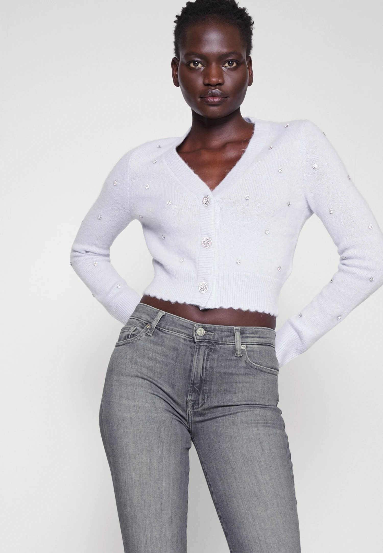 7 For All Mankind Jeans Skinny - Grey 4 7 For All Mankind Jeans Skinny - Grey – Image 4