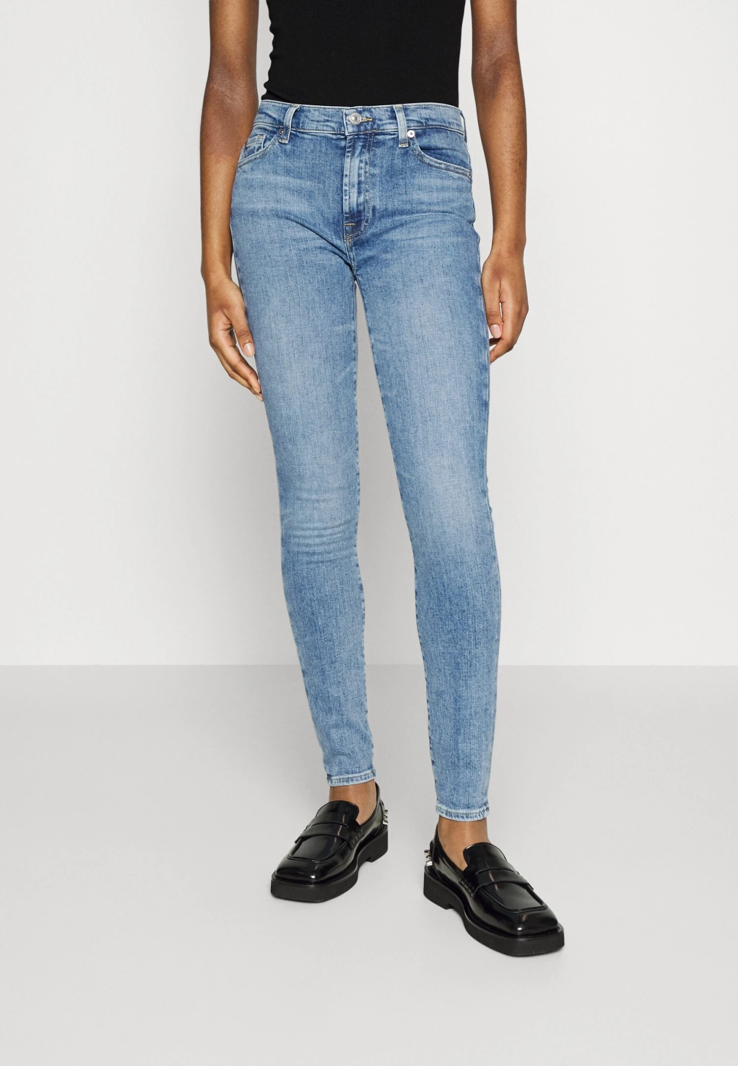 7 For All Mankind Skinny Sliillbri - Jeans Skinny - Light Blue 1 7 For All Mankind Skinny Sliillbri - Jeans Skinny - Light Blue