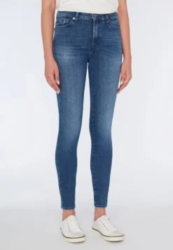 7 For All Mankind Sliilladv - Jeans Skinny - Mid Blue
