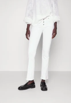 7 For All Mankind Bootcut Tailorless Optic - Jean Bootcut - White