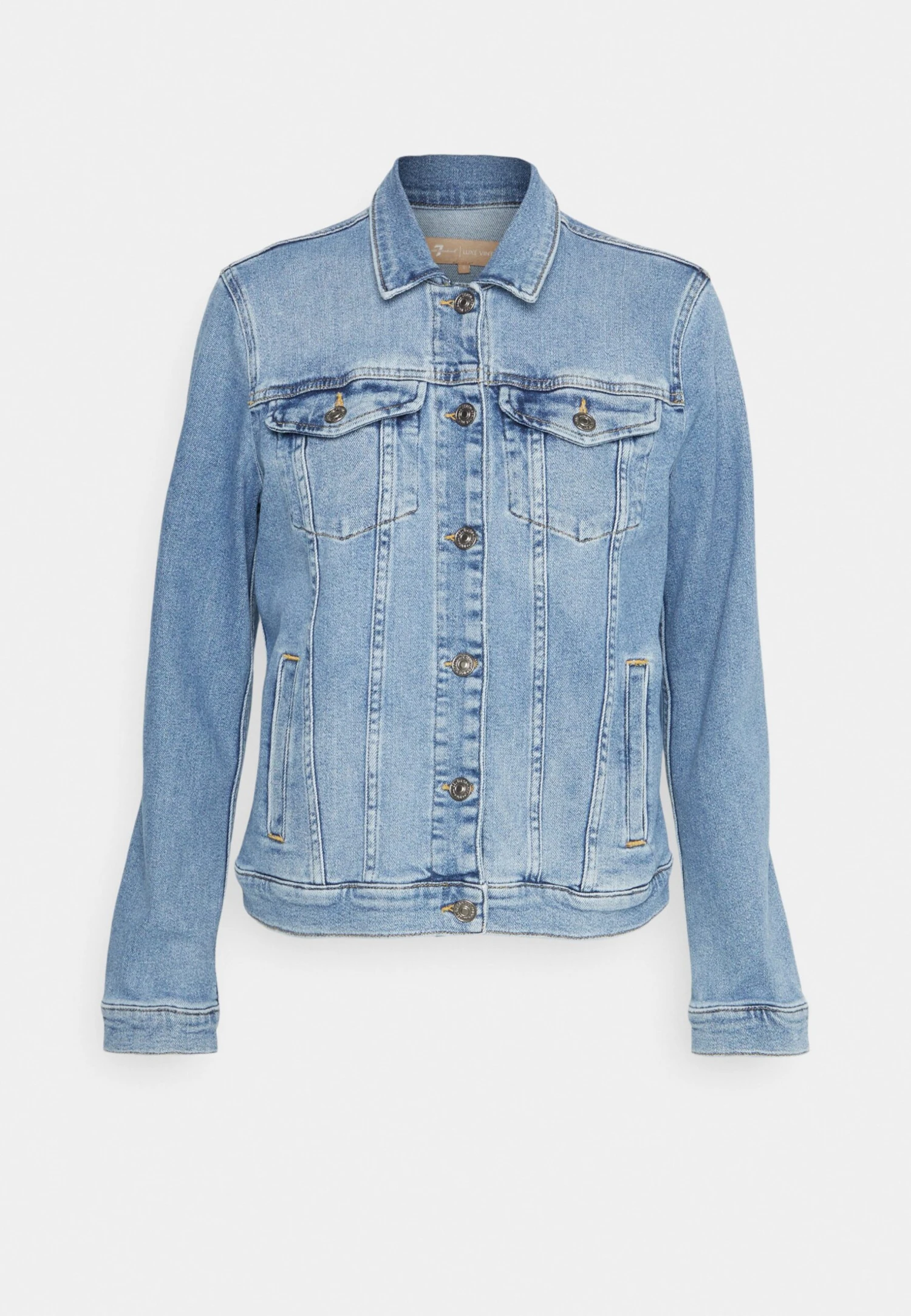 7 For All Mankind Modern Trucker Luxvinleg - Veste En Jean - Light Blue 5 7 For All Mankind Modern Trucker Luxvinleg - Veste En Jean - Light Blue – Image 5